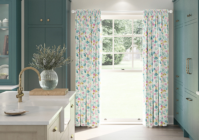 Palm Beach Faux Silk, Tropicana - Made to Measure Curtain - Image 3